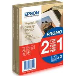 Epson Premium Glossy Photo Paper - 10x15cm - 2x 40 Feuilles