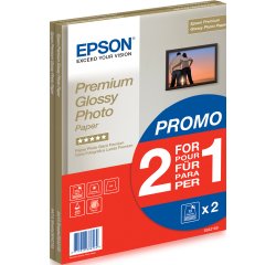 Epson Premium Glossy Photo Paper - A4 - 2x 15 Hojas