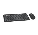 Logitech 920-012214 clavier Souris incluse Universel RF sans fil + Bluetooth AZERTY Français Graphite