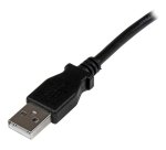 StarTech.com Câble USB 2.0 A vers USB B Coudé à droite Mâle / Mâle pour imprimante - 1 m - Noir