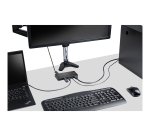 StarTech.com Switch KVM Hybride 2 Ports USB-A + HDMI & USB-C - Écran Unique HDMI 2.0 4K 60Hz - Commutateur KVM Compact HDMI Desktop et/ou Laptop - Alimenté par Bus USB - Compatible Thunderbolt 3