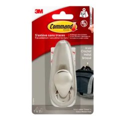 3M  Crochet en métal 'Classic', taille L, argent