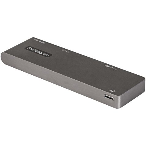 StarTech.com Adaptador Multipuertos USB C para MacBook Pro/Air - Docking Station USB Tipo C a HDMI 4K - con PD de 100W Pass-through - Lector de Tarjetas SD MicroSD - Hub Ladrón USB 3.0 de 2 Puertos