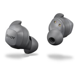 Lindy LE400W Auriculares Inalámbrico Dentro de oído Música/uso diario USB Tipo C Bluetooth Gris