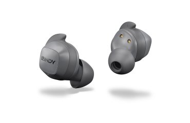Lindy LE400W Auriculares Inalámbrico Dentro de oído Música/uso diario USB Tipo C Bluetooth Gris