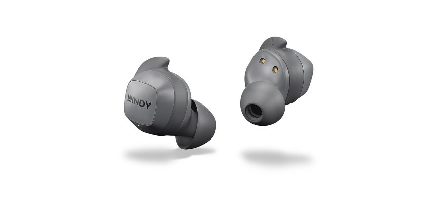 Lindy LE400W Auriculares Inalámbrico Dentro de oído Música/uso diario USB Tipo C Bluetooth Gris