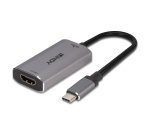Lindy 43327 câble vidéo et adaptateur 0,11 m USB Type-C HDMI Noir, Gris