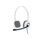 Logitech 981-000350 casque Avec fil Arceau Bureau/Centre d'appels Blanc