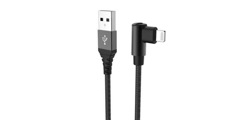 Celly USBLIGHTLSHBK cavo per cellulare Nero 1 m USB A Lightning