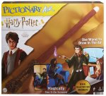 Games Pictionary Air Harry Potter, Gioco di disegni per tutta la famiglia, con penna a forma di bacchetta; 8+ Anni