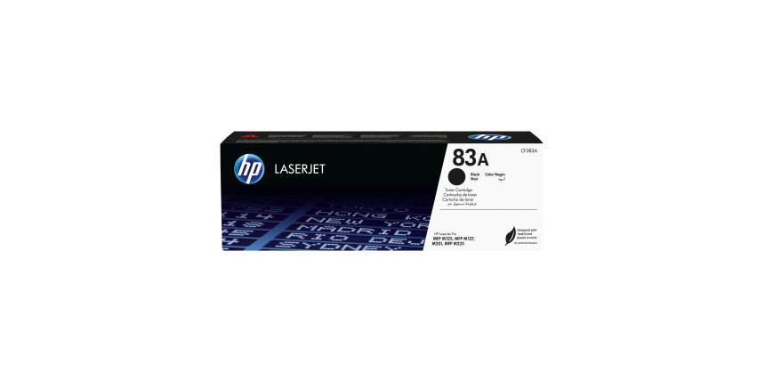 HP 83A - black - original - LaserJet - toner cartridge (CF283A)