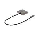 StarTech.com Adaptador Multipuertos USB C, USB Tipo C a HDMI, Vídeo de 4K, PD de 100W, Pass Through, Hub Ladrón USB 3.0 1x USBC 1x USBA, Mini Docking Station USBC para Portátil