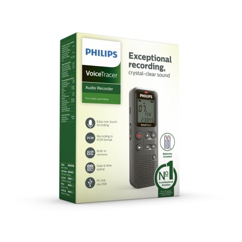 Enregistreur numérique Voice Tracer 8Go DVT1120/00