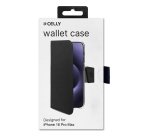 Celly WALLY1081 mobile phone case 17.5 cm (6.9") Wallet case Black