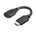 StarTech.com Cable de 15cm de Extensión Alargador HDMI 2.0 de Alta Velocidad con Ethernet - Extensor de Puertos - Cable para Conservar Puertos de Conexión - Cable Corto HDMI - 4K de 60Hz