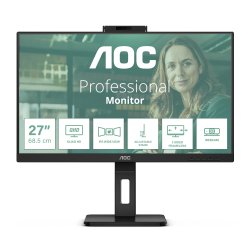 AOC Q27P3QW pantalla para PC 68,6 cm (27") 2560 x 1440 Pixeles Quad HD Negro