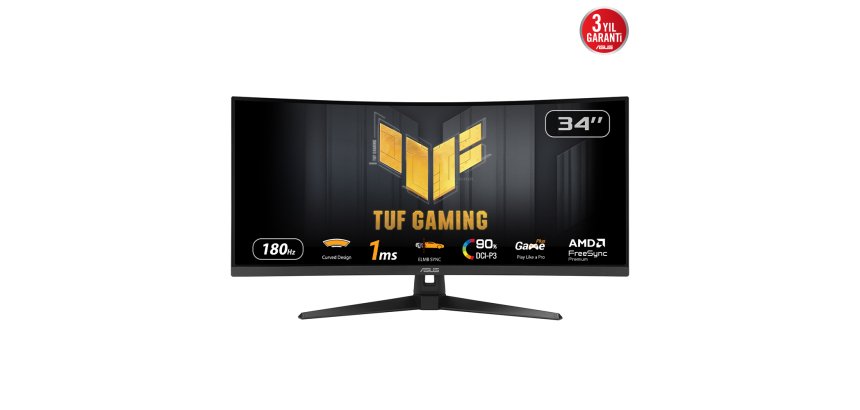 ASUS TUF Gaming VG34VQ3B pantalla para PC 86,4 cm (34") 3440 x 1440 Pixeles UltraWide Quad HD LED Negro