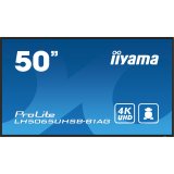 iiyama LH5065UHSB-B1AG Écran d'affichage dynamique Écran plat de signalisation numérique 125,7 cm (49.5") LCD Wifi 800 cd/m² 4K Ultra HD Noir Intégré dans le processeur Android 11 24/7