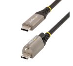 StarTech.com 50cm USB-C Kabel mit Oberseite Schraubensicherung 10Gbit/s - USB 3.1/3.2 Gen 2 Typ-C Kabel - 100W (5A) Power Delivery, DP-Alt-Mode, USB-C-Kabel zum Laden/Synchronisieren