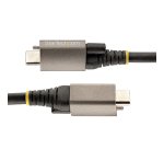 StarTech.com 50cm USB-C Kabel, Vergrendelbaar met Topschroef, USB 10Gbps, 100W (5A) Power Delivery, 8K 60Hz / 4K 144Hz DP Alt Mode - Thunderbolt Compatibel