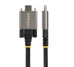 StarTech.com 3ft (1m) Side Screw Locking USB C Cable 10Gbps - USB-IF Certified USB-C Cable - USB 3.1/3.2 Gen 2 Type-C Cable - 100W (5A) Power Delivery Charging, DP Alt Mode - Dual Screw Lock - USB-C Cord Charge/Sync
