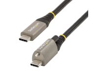StarTech.com Câble USB-C de 1m, Verrouillage de la Vis Supérieure, USB 10Gbps, 100W (5A) Power Delivery, 8K 60Hz/4K 144Hz DP Alt Mode, Certifié USB-IF - Compatible Thunderbolt