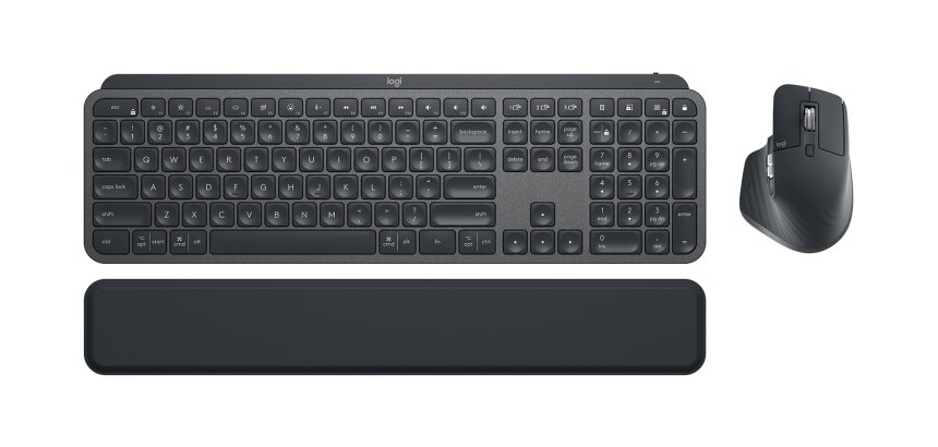 Logitech 920-010932 clavier Souris incluse Bureau RF sans fil + Bluetooth QWERTY Graphite