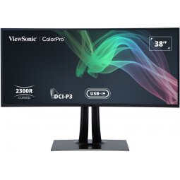 Viewsonic VP3881A pantalla para PC 96,5 cm (38") 3840 x 1600 Pixeles Quad HD+ LED Negro