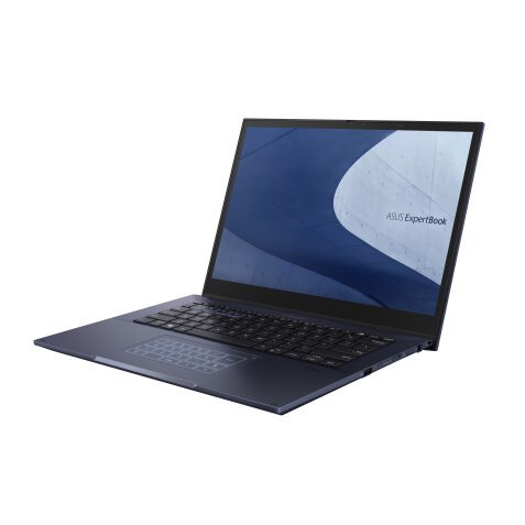 ASUS ExpertBook B7402FBA-LA0 Intel® Core™ i5 i5-1240P Hybride (2-en-1) 35,6 cm (14") Écran tactile WUXGA 16 Go DDR5-SDRAM 512 Go SSD Wi-Fi 6E (802.11ax) Windows 11 Pro Noir