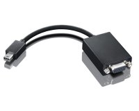 Adaptador Lenovo 0A36536 adaptador de cable de vídeo VGA (D-Sub) Mini DisplayPort Negro