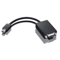 adaptador lenovo 0a36536 adaptador de cable de vadeo vga d-sub mini displayport negro