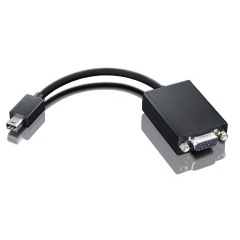 Adaptador Lenovo 0A36536 adaptador de cable de vídeo VGA (D-Sub) Mini DisplayPort Negro