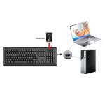 Conceptronic KAYNE01IT USB Keyboard with Smart ID Card Reader, Italian layout