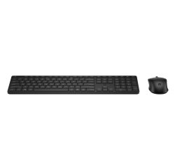 HP MultiDvcDuMdMSEKBCombo490C FR clavier Souris incluse Maison RF sans fil + Bluetooth Noir