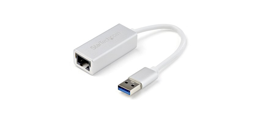 StarTech.com Adaptateur Réseau USB 3.0 vers Gigabit - Argent - Design Élégant en Aluminium pour MacBook, Chromebook ou Tablette - Support de Pilote Natif