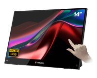 Verbatim Portable 14" FHD Touch Monitor LIGHT Moniteur portable Noir 35,6 cm (14") LCD 1920 x 1080 pixels