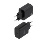 AISENS Cargador GaN 45W, 1xUSB-C PD3.0, Negro