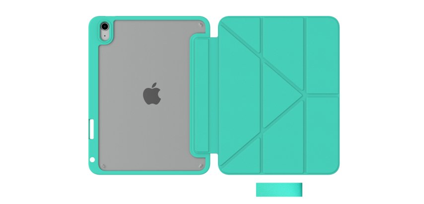Celly BOOKMAG08TU custodia per tablet 27,9 cm (11") Cover Turchese
