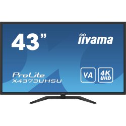 iiyama ProLite X4373UHSU-B1 écran plat de PC 108 cm (42.5") 3840 x 2160 pixels 4K Ultra HD Noir