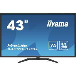 iiyama ProLite X4373UHSU-B1 écran plat de PC 108 cm (42.5") 3840 x 2160 pixels 4K Ultra HD Noir