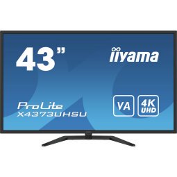 iiyama ProLite X4373UHSU-B1 computer monitor 108 cm (42.5") 3840 x 2160 Pixels 4K Ultra HD Zwart