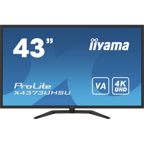 iiyama ProLite X4373UHSU-B1 computer monitor 108 cm (42.5") 3840 x 2160 Pixels 4K Ultra HD Zwart