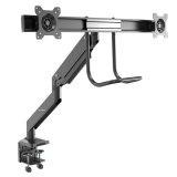 StarTech.com Double Bras pour Écrans PC jusqu'à 32"(8kg) - Double Affichage - Réglage de Hauteur Synchronisé - Pour Moniteurs VESA de 43 cm à 81 cm