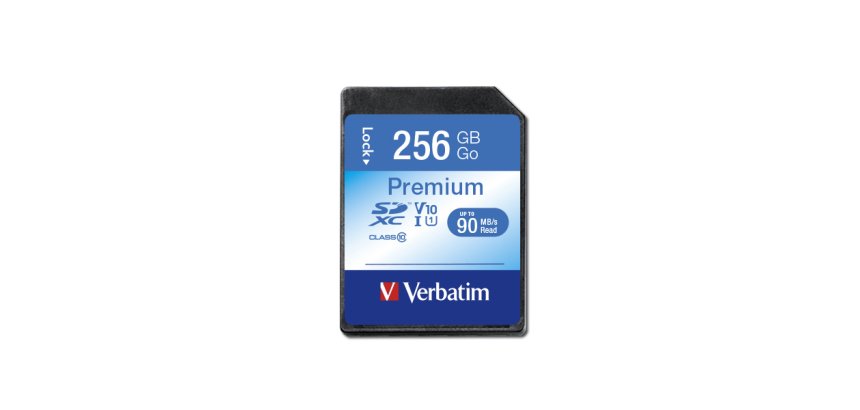 Verbatim Premium - Flash-Speicherkarte - 256 GB - SDXC UHS-I
