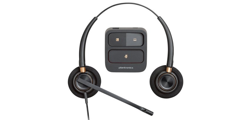 HP Poly EncorePro 520 Binaural Headset +Quick Disconnect