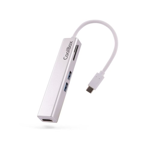 CoolBox miniDock USB-C Lite Alámbrico USB 3.2 Gen 1 (3.1 Gen 1) Type-C Blanco