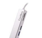 CoolBox MINIDOCK LITE USB-C ALUMINIO HDMI/3XUSB3.0/SD/MICROSD