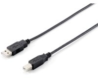Equip 128860 Cable USB 2.0 Tipo A a Tipo B, 1,8 m , Negro
