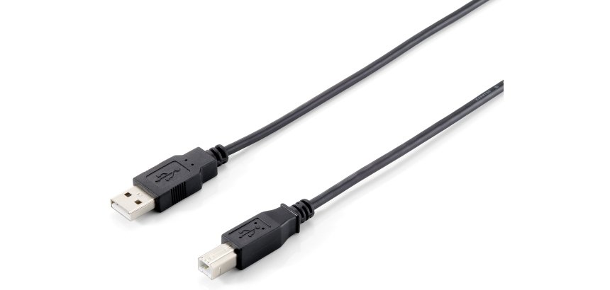 Equip 128860 Cable USB 2.0 Tipo A a Tipo B, 1,8 m , Negro