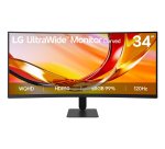 LG 34U601B-B écran plat de PC 86,4 cm (34") 3440 x 1440 pixels Dual WQHD LCD Noir